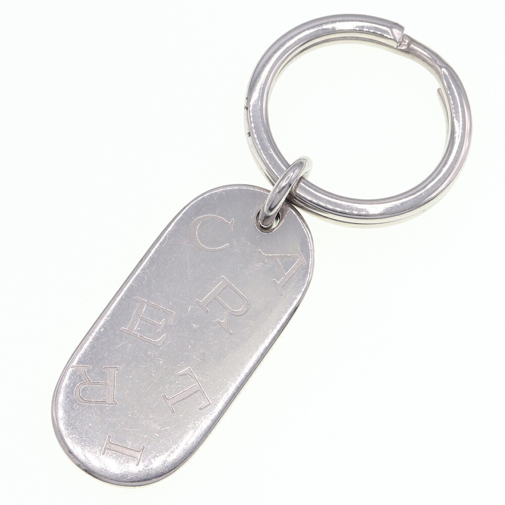 Cartier Key Ring Oval Silver Metal